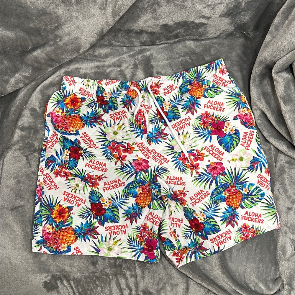 Spencer’s Aloha F***ers Swim Shorts